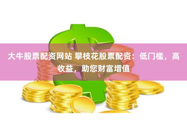大牛股票配资网站 攀枝花股票配资：低门槛，高收益，助您财富增值